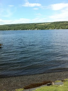 The view from the gazebo of Fintons Landing B&B