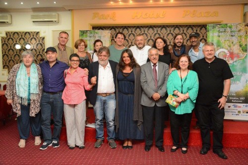 Rahovec, Kosovo.2.At the opening event with dearest fellow poets